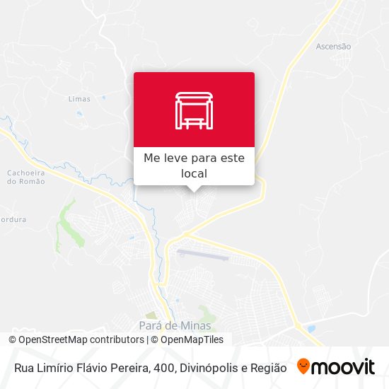 Rua Limírio Flávio Pereira, 400 mapa