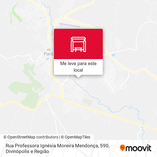 Rua Professora Ignésia Moreira Mendonça, 590 mapa