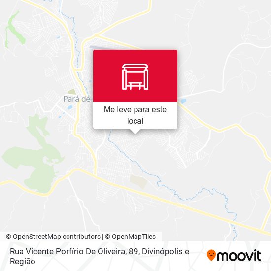 Rua Vicente Porfírio De Oliveira, 89 mapa