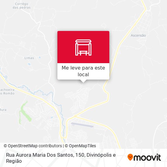 Rua Aurora Maria Dos Santos, 150 mapa