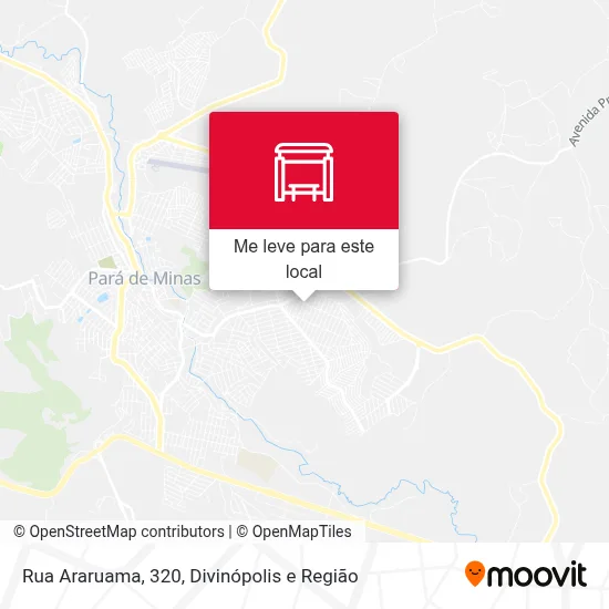 Rua Araruama, 320 mapa