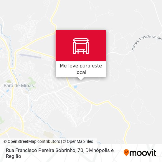 Rua Francisco Pereira Sobrinho, 70 mapa