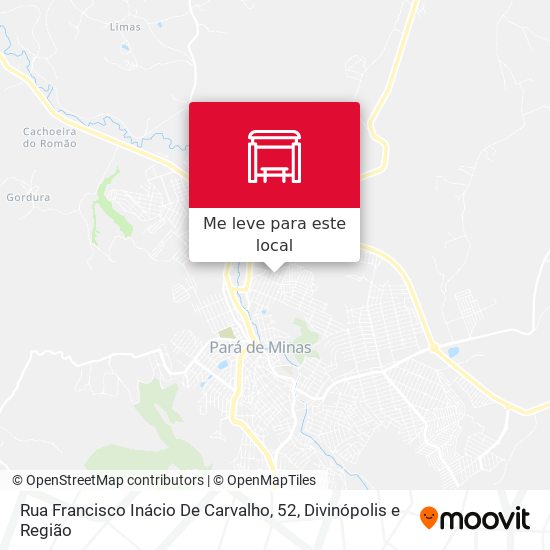 Rua Francisco Inácio De Carvalho, 52 mapa