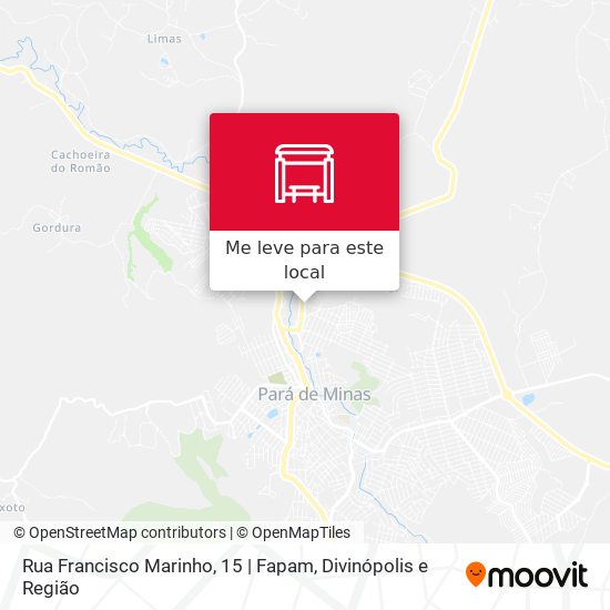 Rua Francisco Marinho, 15 | Fapam mapa