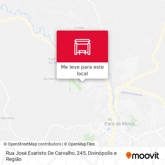 Rua José Evaristo De Carvalho, 245 mapa