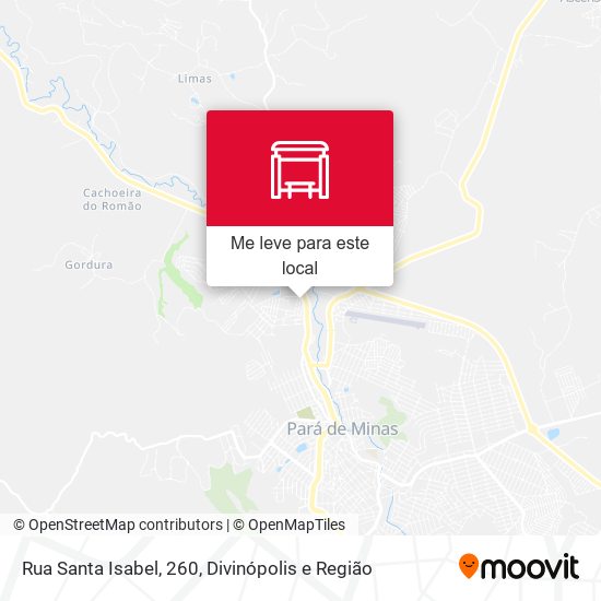 Rua Santa Isabel, 260 mapa