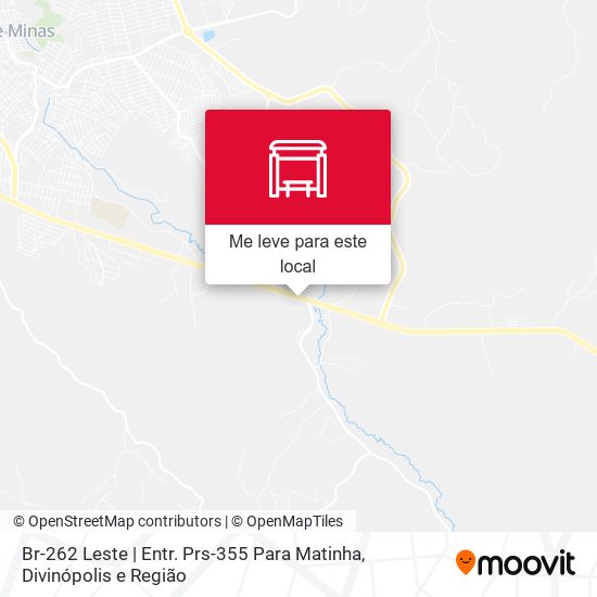 Br-262 Leste | Entr. Prs-355 Para Matinha mapa