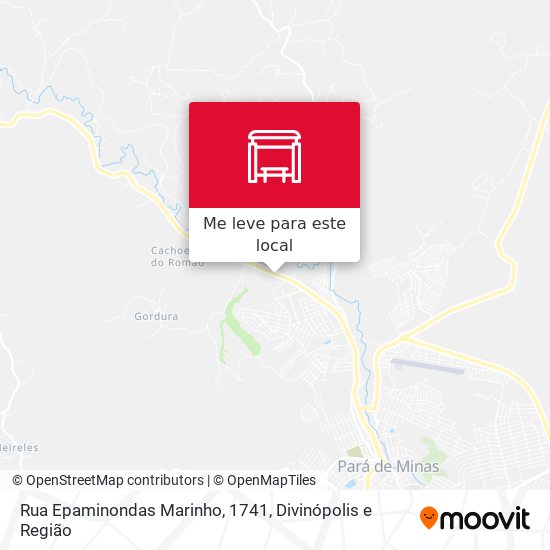 Rua Epaminondas Marinho, 1741 mapa