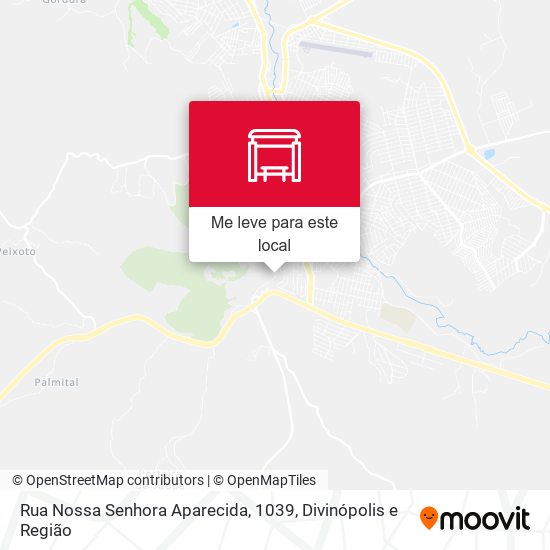 Rua Nossa Senhora Aparecida, 1039 mapa