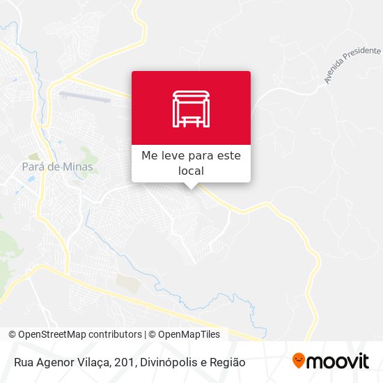 Rua Agenor Vilaça, 201 mapa