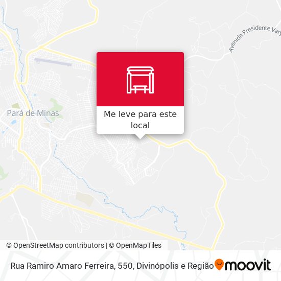 Rua Ramiro Amaro Ferreira, 550 mapa