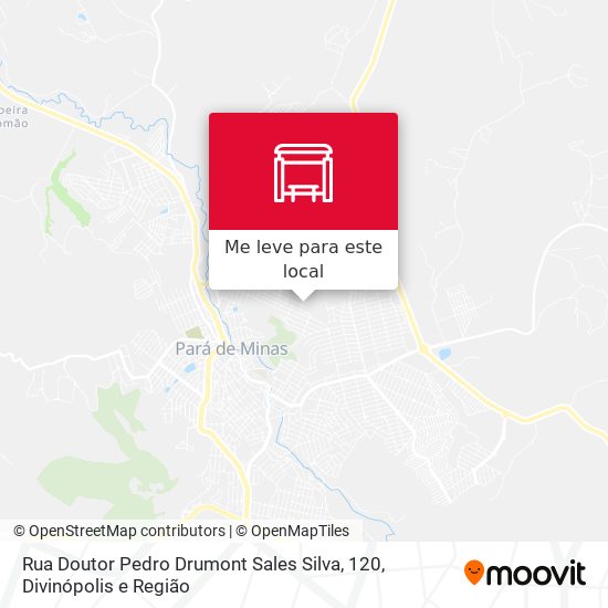 Rua Doutor Pedro Drumont Sales Silva, 120 mapa