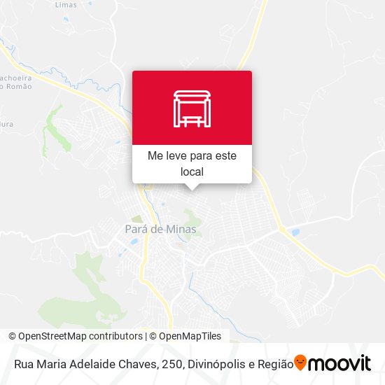 Rua Maria Adelaide Chaves, 250 mapa