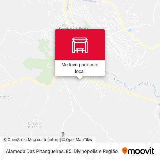 Alameda Das Pitangueiras, 85 mapa