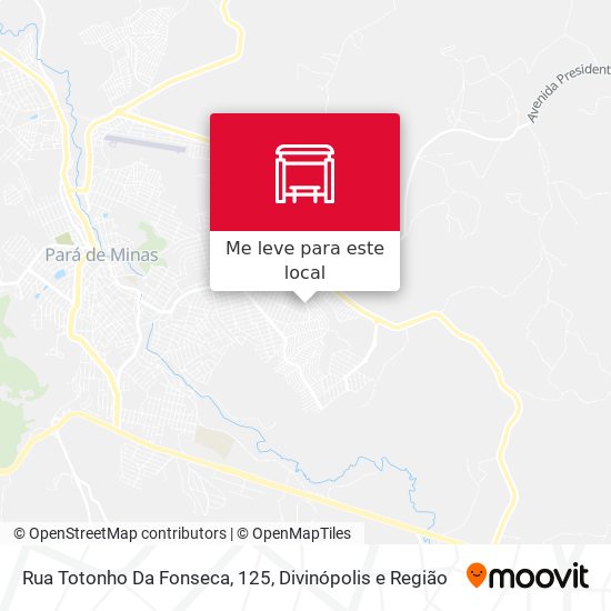 Rua Totonho Da Fonseca, 125 mapa