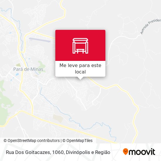 Rua Dos Goitacazes, 1060 mapa