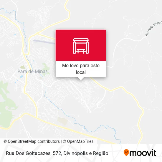 Rua Dos Goitacazes, 572 mapa