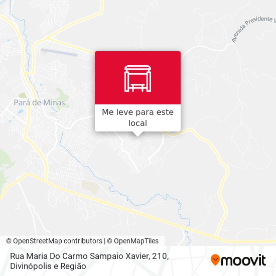 Rua Maria Do Carmo Sampaio Xavier, 210 mapa