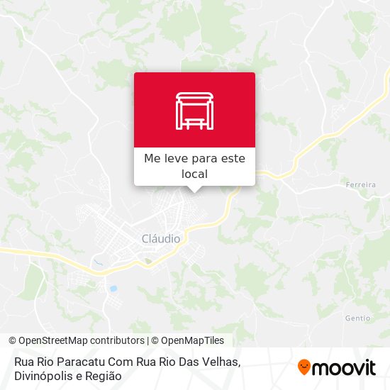 Rua Rio Paracatu Com Rua Rio Das Velhas mapa