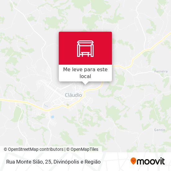 Rua Monte Sião, 25 mapa