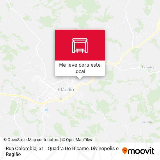 Rua Colômbia, 61 | Quadra Do Bicame mapa