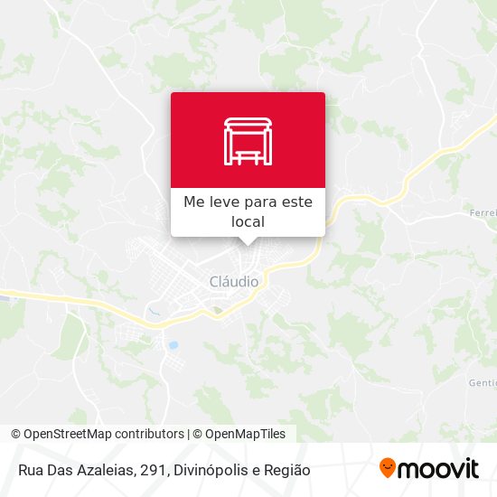 Rua Das Azaleias, 291 mapa