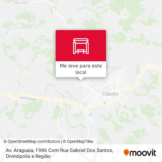 Av. Araguaia, 1986 Com Rua Gabriel Dos Santos mapa