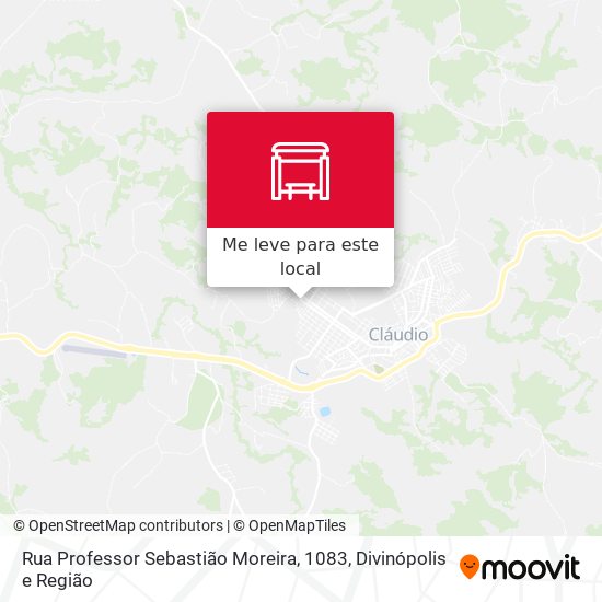 Rua Professor Sebastião Moreira, 1083 mapa