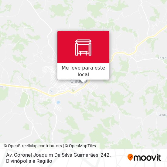 Av. Coronel Joaquim Da Silva Guimarães, 242 mapa