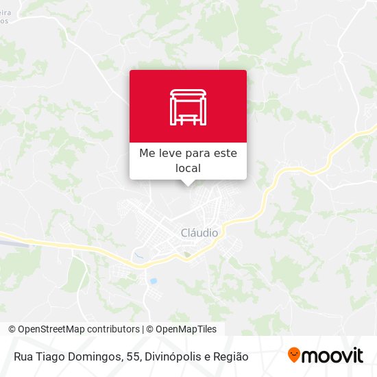Rua Tiago Domingos, 55 mapa