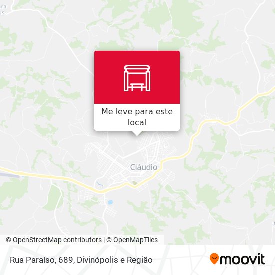 Rua Paraíso, 689 mapa