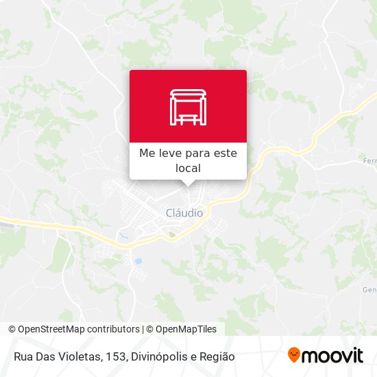 Rua Das Violetas, 153 mapa