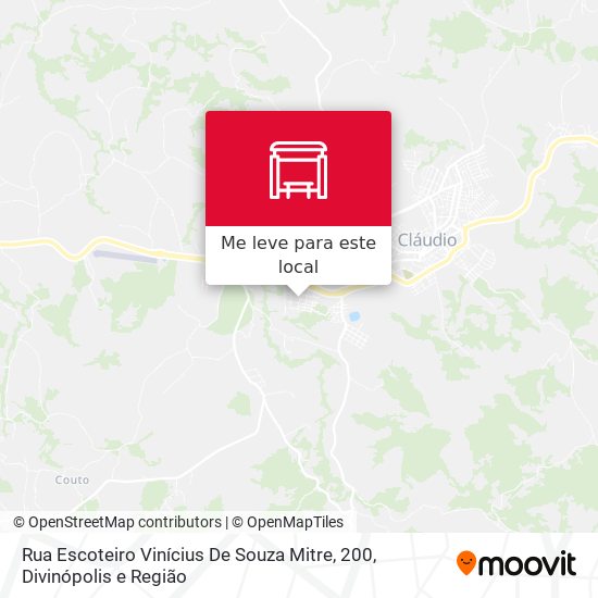 Rua Escoteiro Vinícius De Souza Mitre, 200 mapa