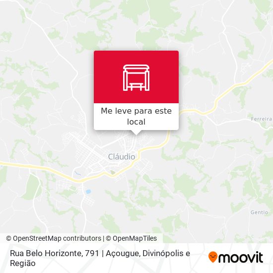 Rua Belo Horizonte, 791 | Açougue mapa
