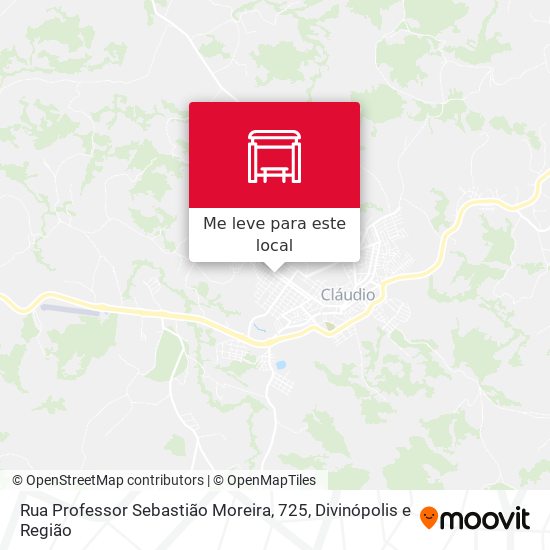 Rua Professor Sebastião Moreira, 725 mapa