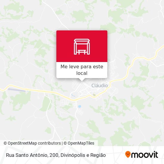 Rua Santo Antônio, 200 mapa