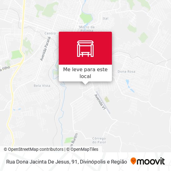 Rua Dona Jacinta De Jesus, 91 mapa