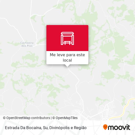 Estrada Da Bocaína, Su mapa
