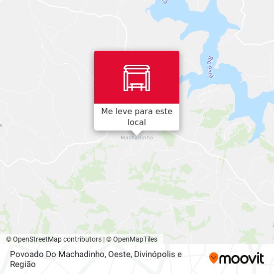 Povoado Do Machadinho, Oeste mapa