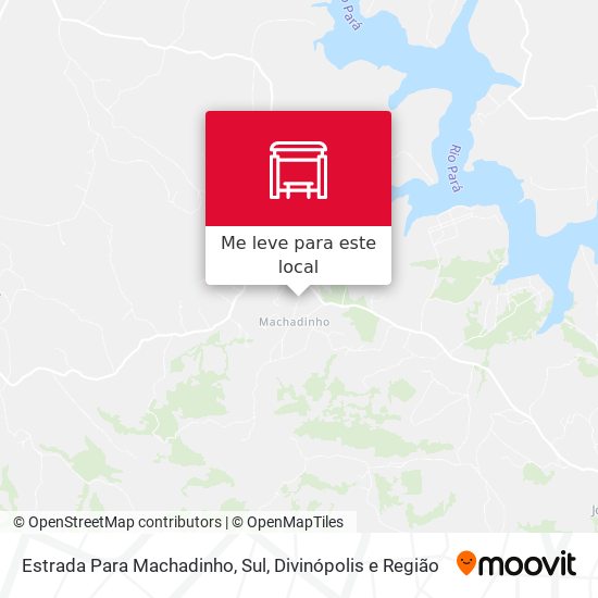 Estrada Para Machadinho, Sul mapa