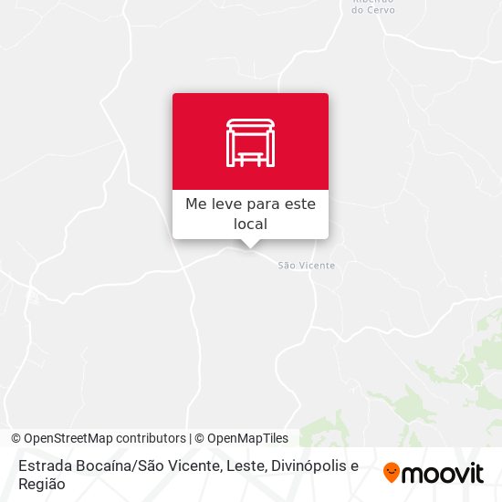 Estrada Bocaína / São Vicente, Leste mapa