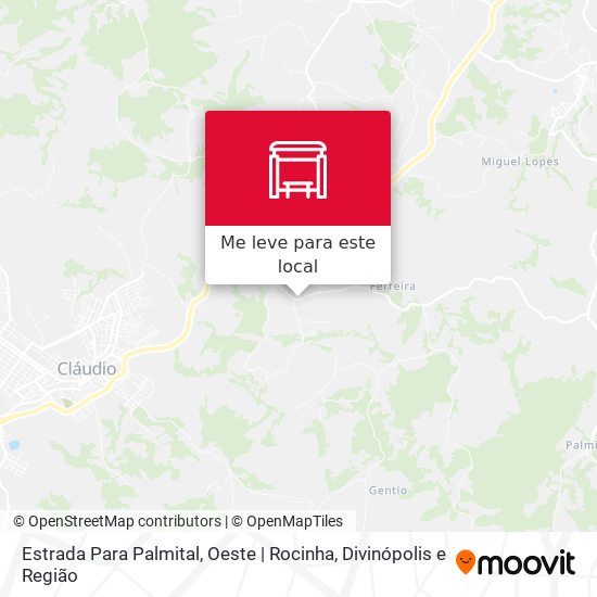 Estrada Para Palmital, Oeste | Rocinha mapa