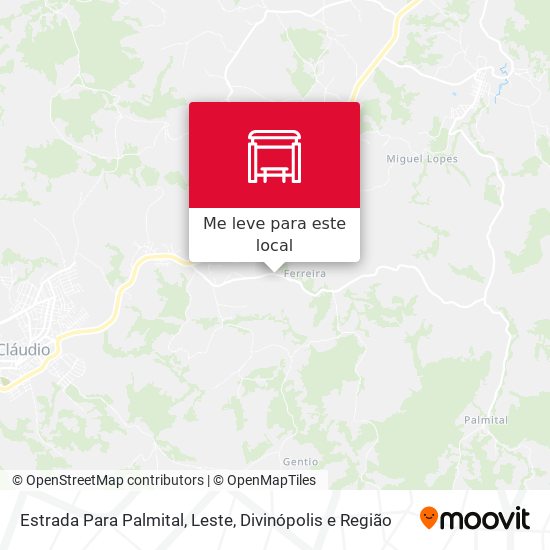 Estrada Para Palmital, Leste mapa