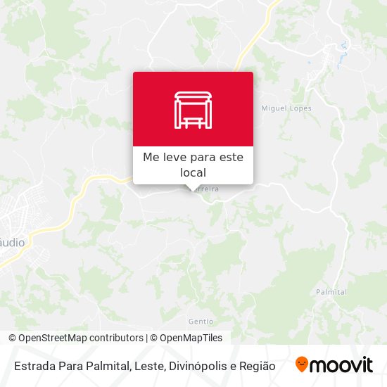 Estrada Para Palmital, Leste mapa