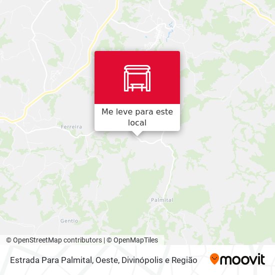 Estrada Para Palmital, Oeste mapa