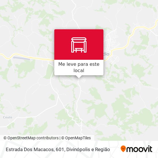 Estrada Dos Macacos, 601 mapa
