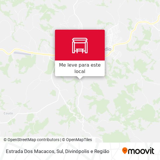Estrada Dos Macacos, Sul mapa