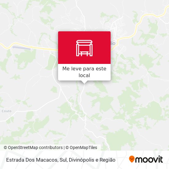 Estrada Dos Macacos, Sul mapa