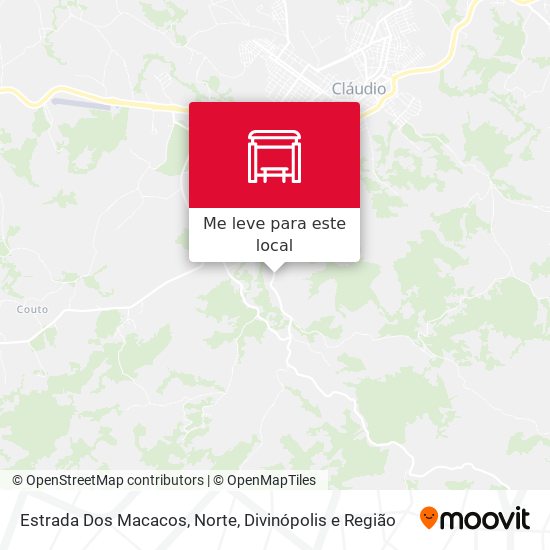Estrada Dos Macacos, Norte mapa