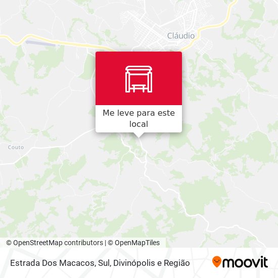 Estrada Dos Macacos, Sul mapa